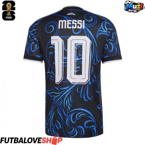 Dres Argentína Lionel Messi #10 Preč MS 2026 Krátky Rukáv